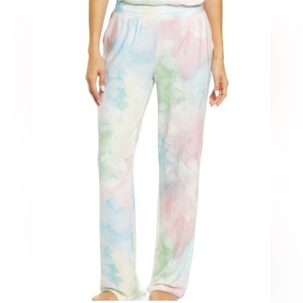 NWOT PJ Salvage Soft Knit Watercolor Lounge Pant in size XL